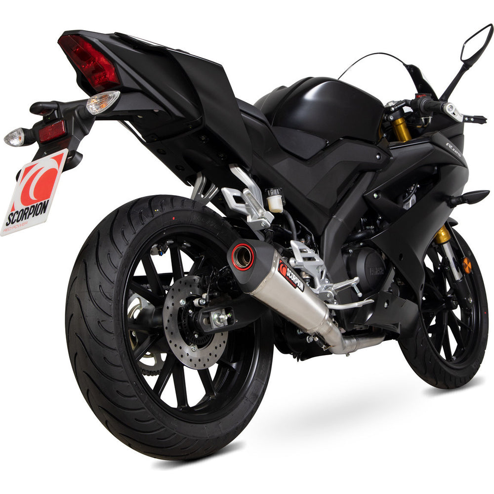 Scorpion Serket Taper Stainless Steel Exhaust For Yamaha YZF R125-R15 2019-2020