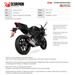 Scorpion Serket Taper Stainless Steel Exhaust For Yamaha YZF R125-R15 2019-2020