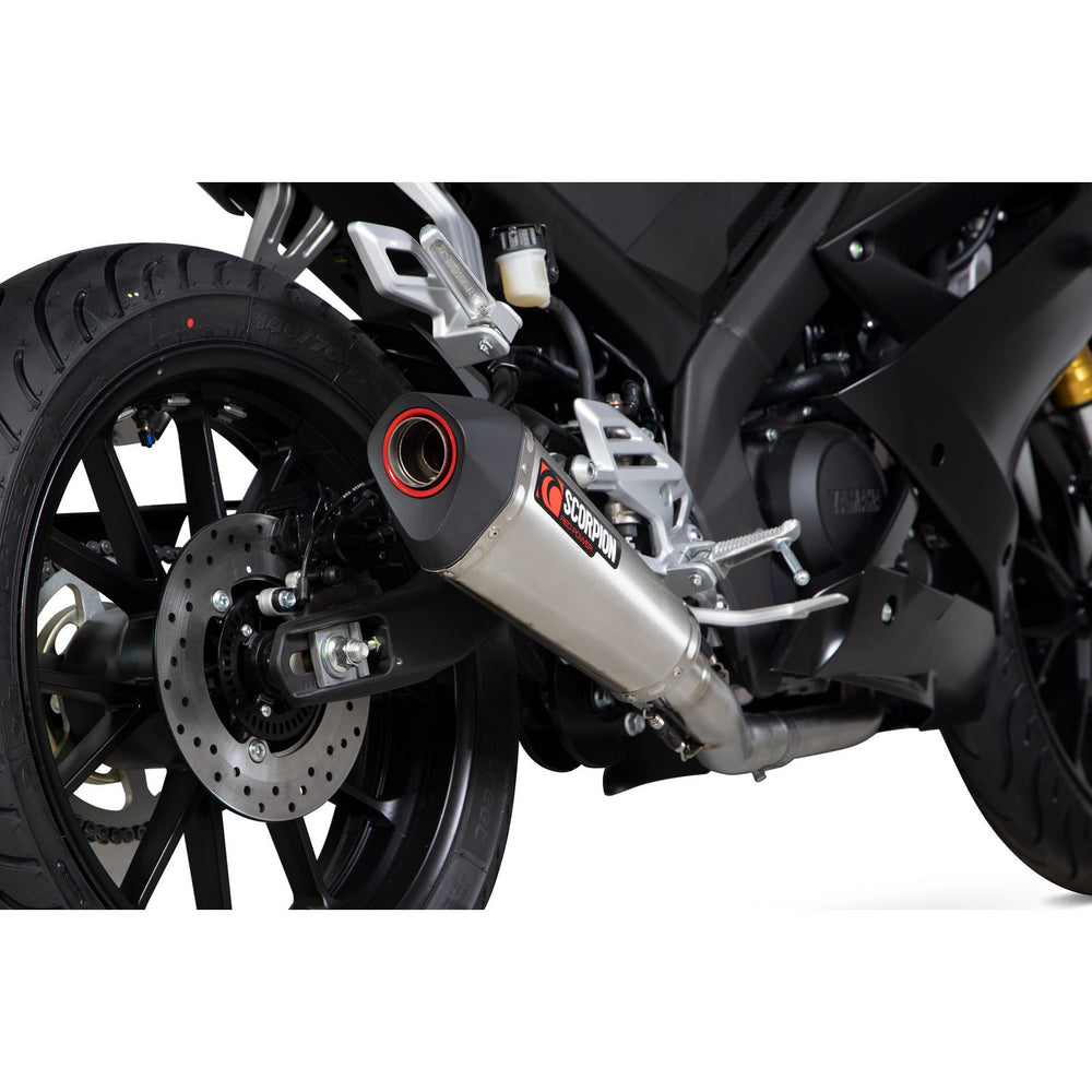 Scorpion Serket Taper Stainless Steel Exhaust For Yamaha YZF R125-R15 2019-2020