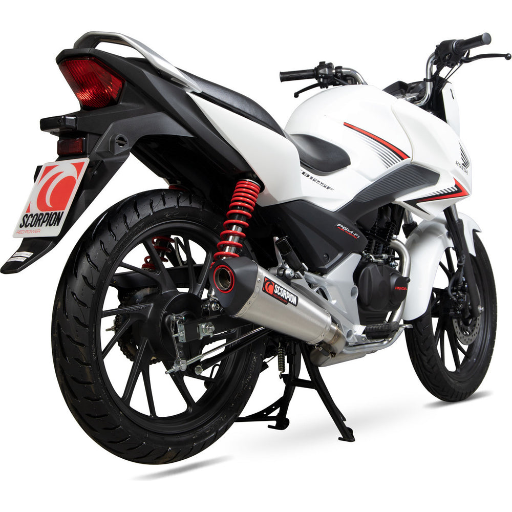 Scorpion Serket Taper Stainless Steel Exhaust For Honda CB 125 F 2017-2020