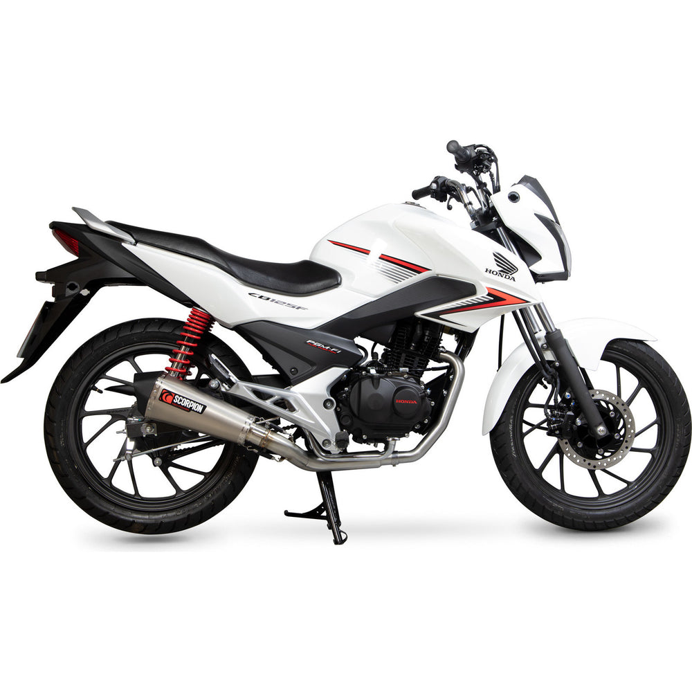 Scorpion Serket Taper Titanium Exhaust For Honda CB 125 F 2017-2020