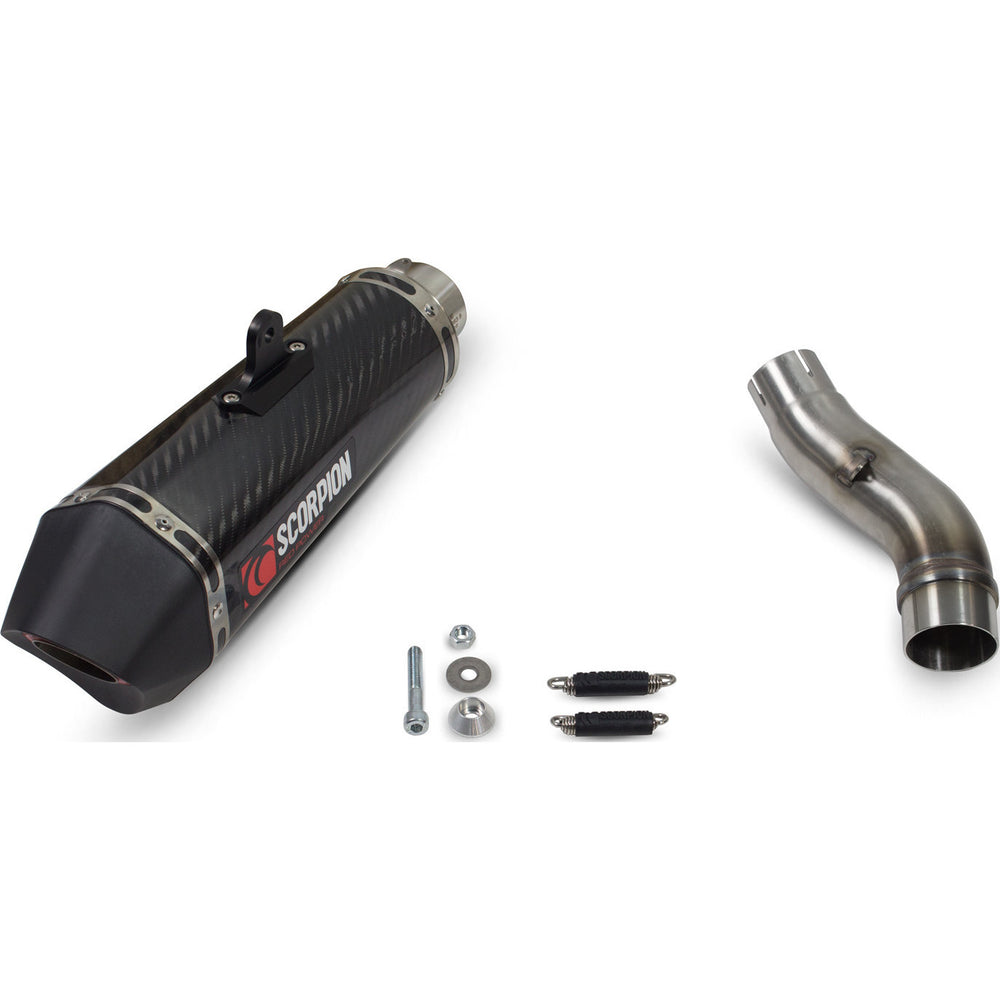 Scorpion Serket Taper Carbon Fibre Slip-On Exhaust For Honda CB500X 2019-2025
