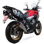 Scorpion Serket Taper Satin Titanium Slip-On Exhaust For Honda CB500X 2019-2025