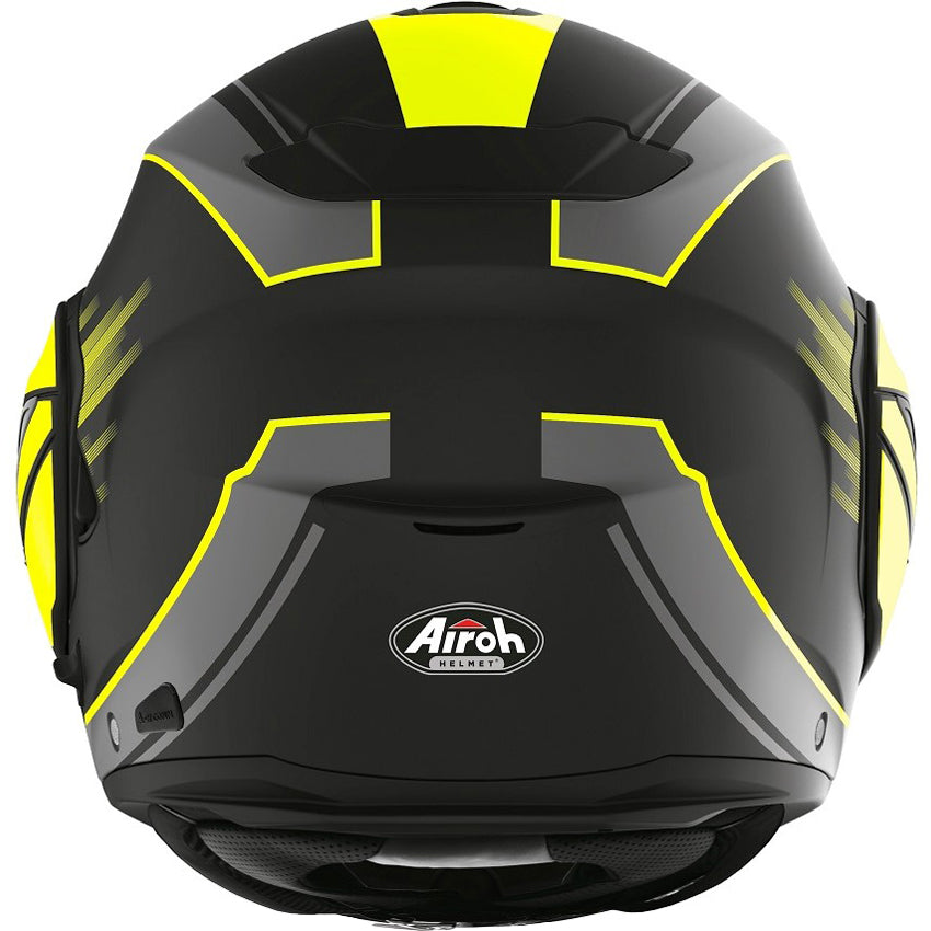 Airoh Rev 19 Ikon Flip Front Motorcycle Helmet & Visor (Matt Yellow / 53-54cm Airoh Rev 19 Ikon Flip Front Motorcycle Helmet & Visor (Matt Yellow / 53-54cm