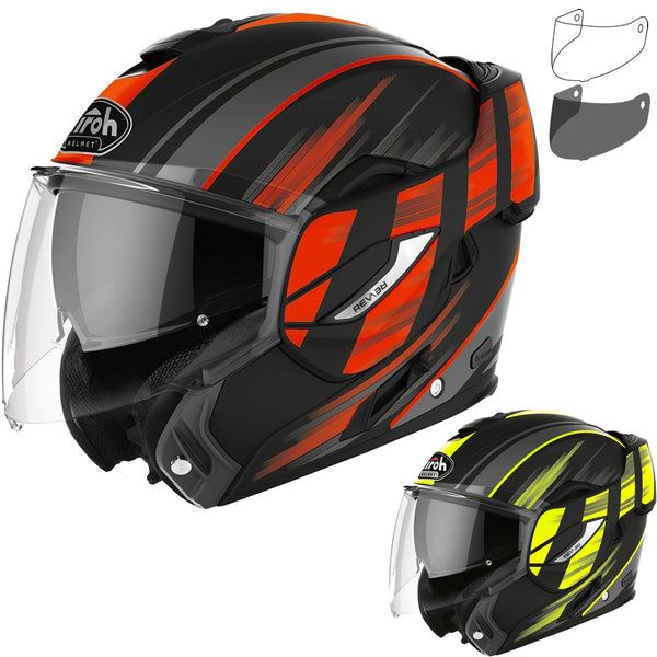 Airoh Rev 19 Ikon Flip Front Motorcycle Helmet & Visor – Ghostbikes