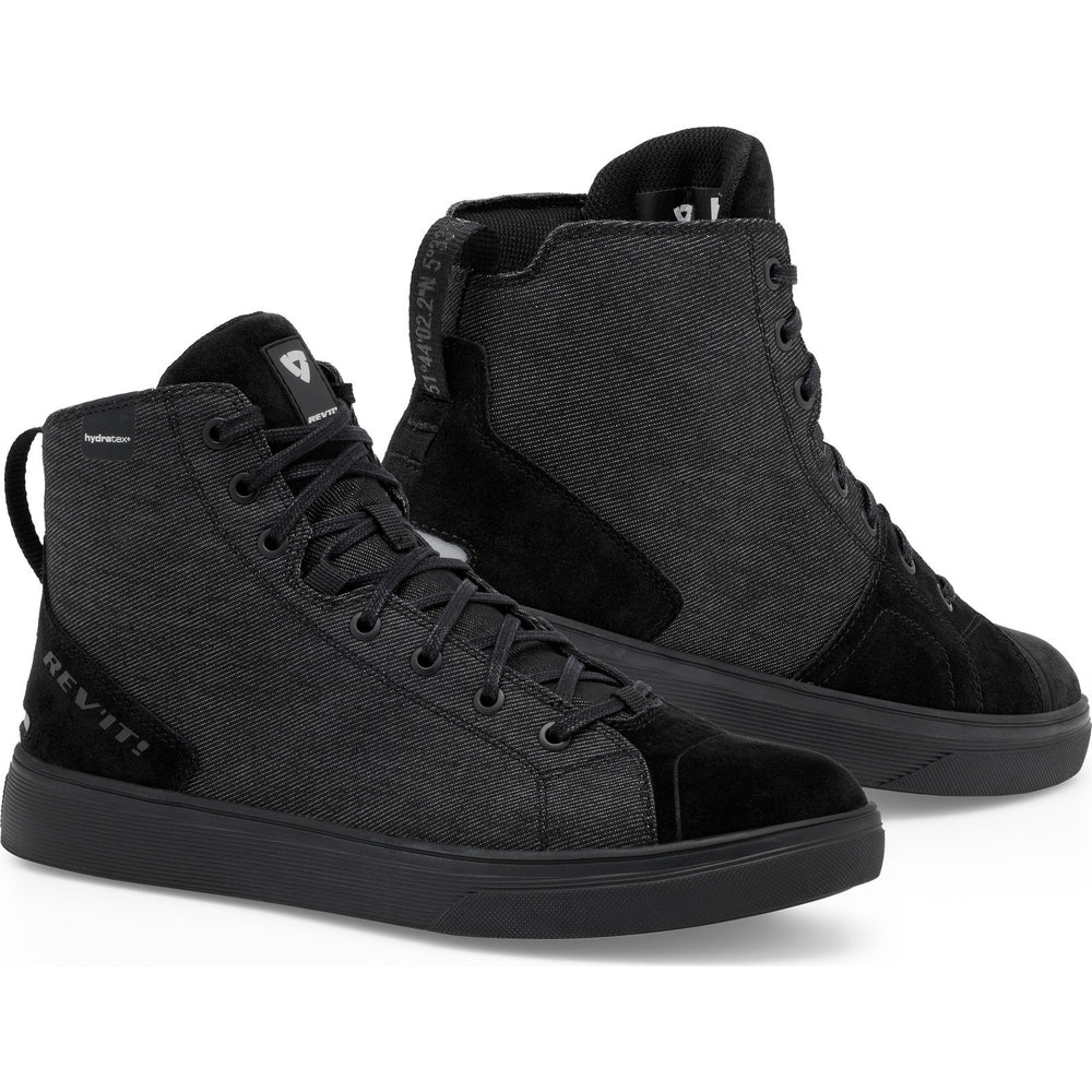 Rev It Delta H2O Motorcycle Shoes 42 Black (UK 8.5)