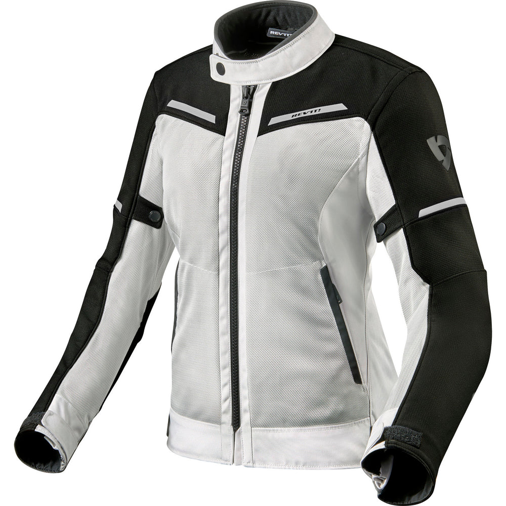 Rev It Airwave 3 Ladies Jacket 46 Silver Black (UK 18)