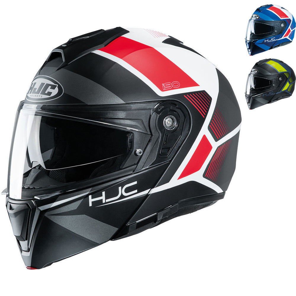 hjc flip top helmet HJC I90 Hollen Flip Front Motorcycle Helmet – Ghostbikes