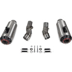 Scorpion Red Power Stainless Steel Slip-On Exhaust (Pair) For Kawasaki Z1000 2017-2020