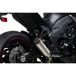 Scorpion Red Power Stainless Steel Slip-On Exhaust (Pair) For Kawasaki Z1000 2017-2020