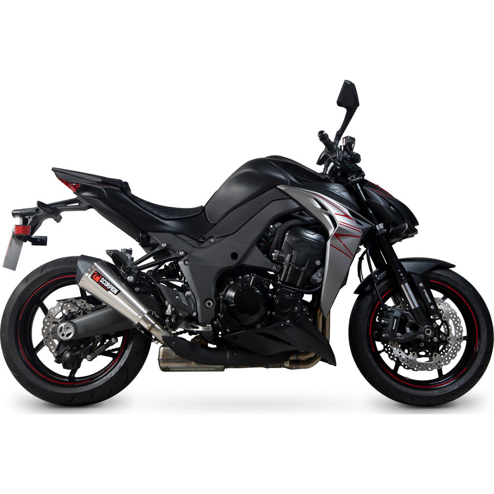 Scorpion Serket Taper Stainless Steel Slip-On Exhaust (Pair) For Kawasaki Z1000 2017-2020
