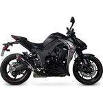 Scorpion Serket Taper Satin Titanium Slip-On Exhaust (Pair) For Kawasaki Z1000 2017-2020