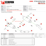 Scorpion RP1-GP Carbon Fibre Slip-On Exhaust (Pair) For Kawasaki Z1000 2017-2020