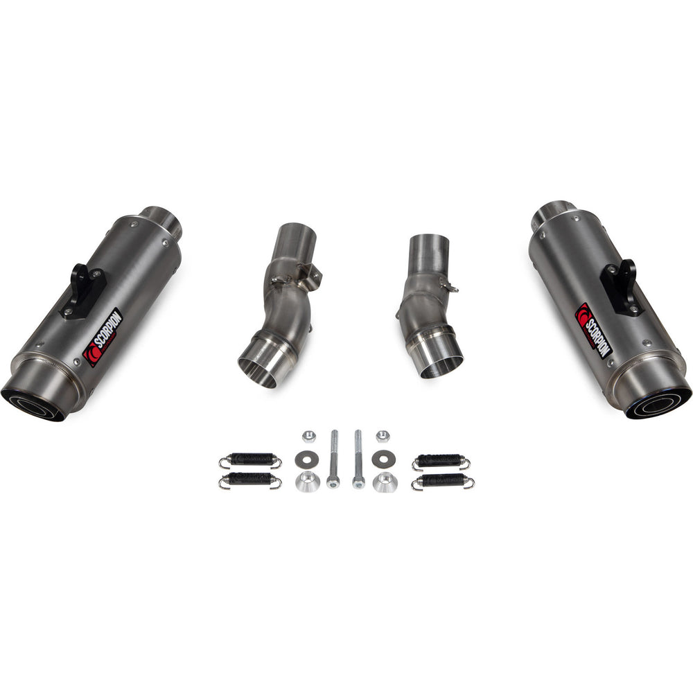 Scorpion RP1-GP Titanium Slip-On Exhaust (Pair) - Kawasaki Z1000 2017 - 2019