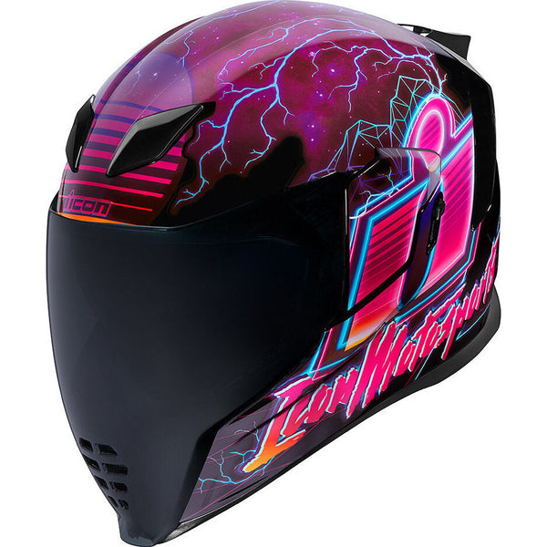 icon AIRFLITE HELMET SYNTHWAVE 美品 26241-Icon-Airflite-Synthwave-