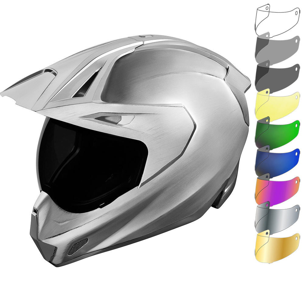 4x full face motorcycle helmet LS2 Helmets Advant X Modular with Integrated Cardo Bluetooth C rechargeable battery.The ATLAS Accessory Bell MX-9 Adventure Helmet Color:Raiser Matte Black/Blue