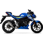 Scorpion Red Power Full System Stainless Steel Exhaust - Suzuki GSX-S 125 2017 - 2021