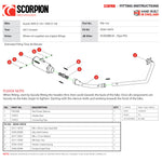 Scorpion Red Power Full System Stainless Steel Exhaust - Suzuki GSX-S 125 2017 - 2021