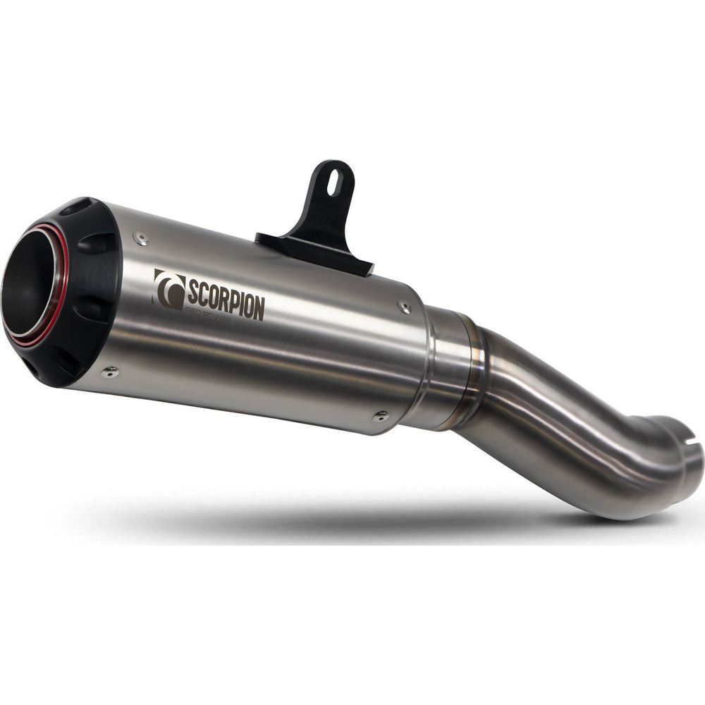 Scorpion Red Power Stainless Steel Slip-On Exhaust For Kawasaki Z H2 2020-2025
