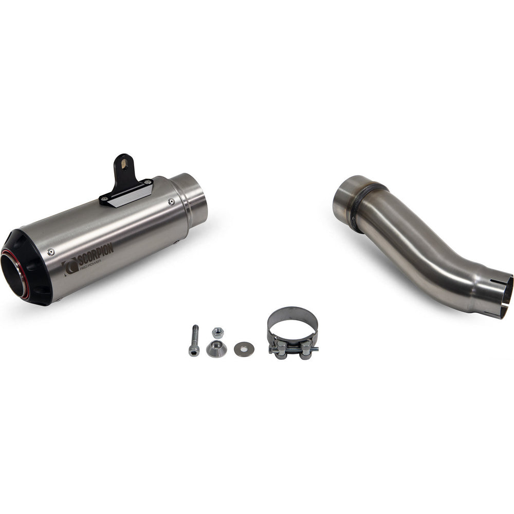 Scorpion Red Power Stainless Steel Slip-On Exhaust For Kawasaki Z H2 2020-2025