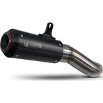 Scorpion Red Power Black Ceramic Slip-On Exhaust For Kawasaki Z H2 2020-2025