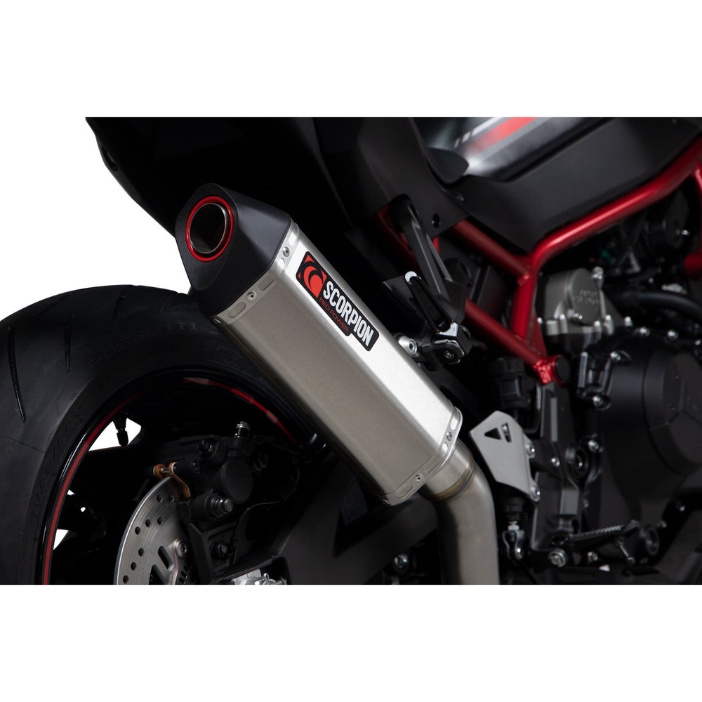 Scorpion Serket Taper Stainless Steel Slip-On Exhaust - Kawasaki Z H2 2020 - 2021
