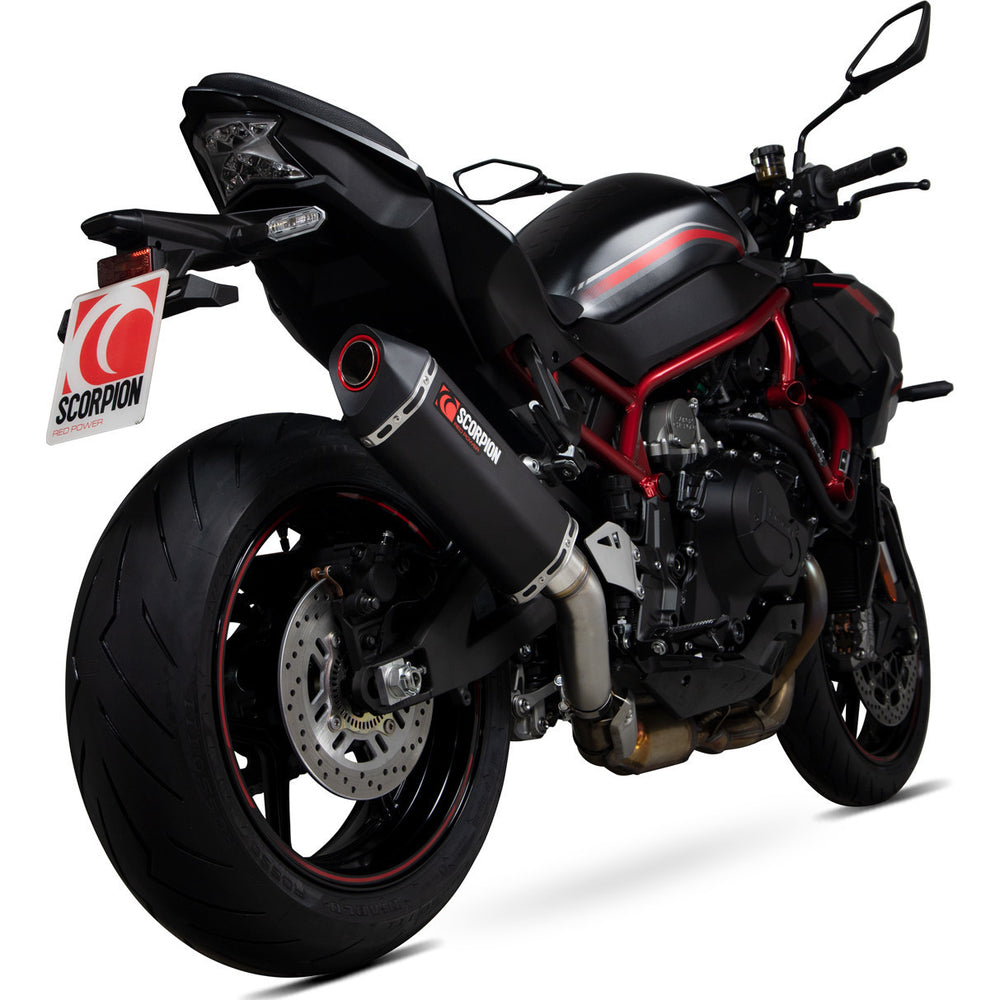Scorpion Serket Taper Black Ceramic Slip-On Exhaust - Kawasaki Z H2 2020 - 2021