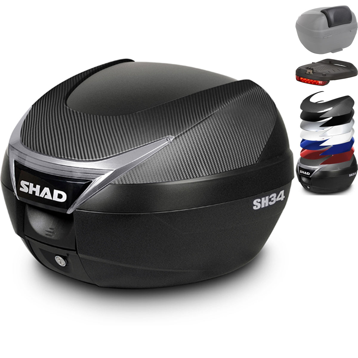 Shad SH34 Top Case 34L Carbon – Ghostbikes