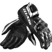 Rev It Quantum 2 Leather Gloves Medium White Black