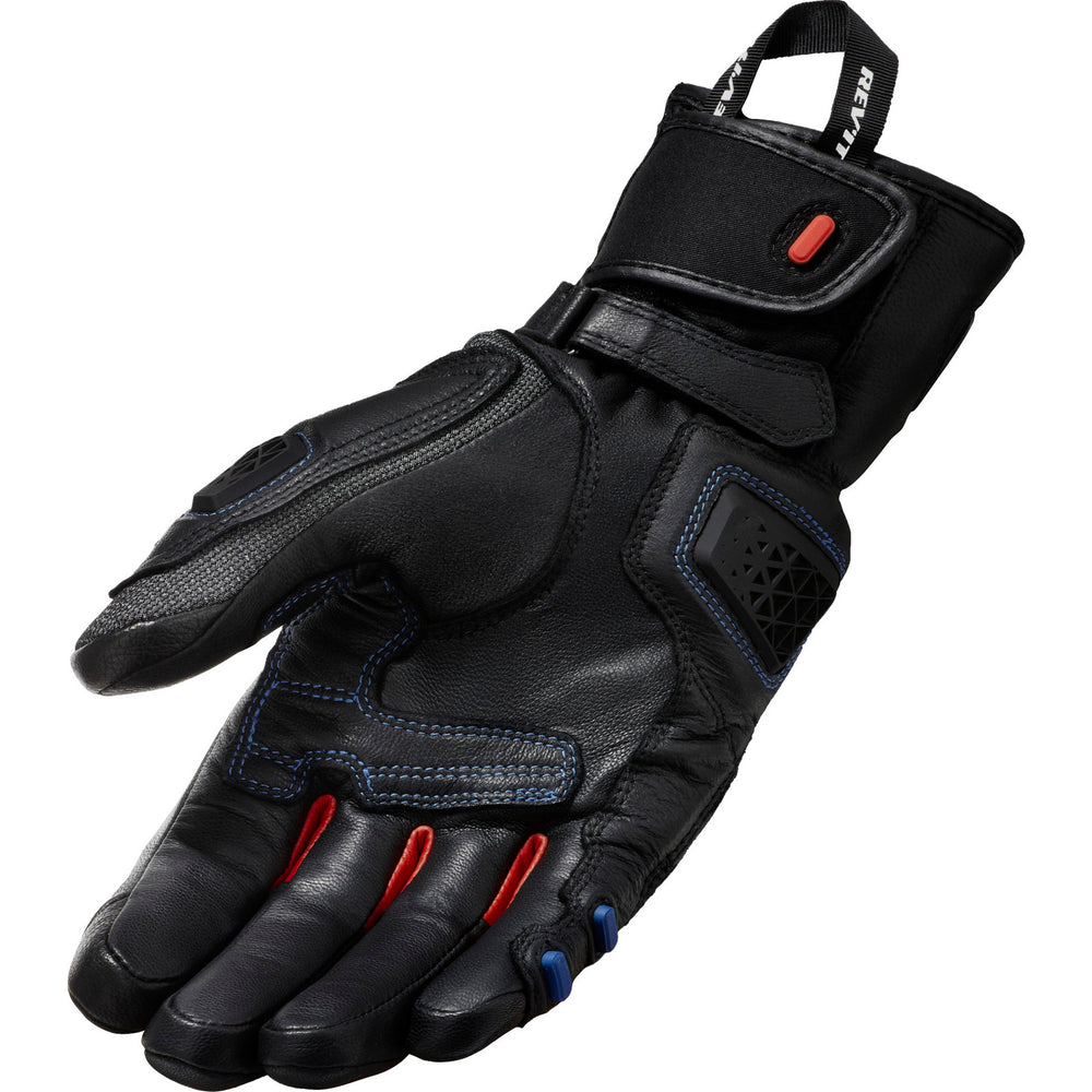 Rev It Sand 4 H2O Leather Gloves Large Black Red