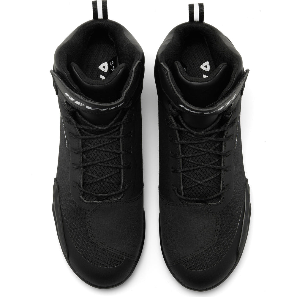 Rev It G-Force H2O Motorcycle Shoes 43 Black White (UK 9)
