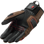 Rev It Sand 4 Leather Motorcycle Gloves XL Brown Black