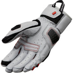 Rev It Sand 4 Leather Motorcycle Gloves 3XL Light Grey Black