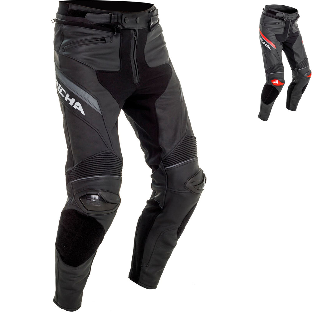 Richa Viper 2 Street Leather Motorcycle Trousers