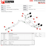 Scorpion Car Exhaust GPF-Back System (Non-Resonated) Carbon Fibre Ascari - Audi SQ2 GPF Model 2019 - 2021