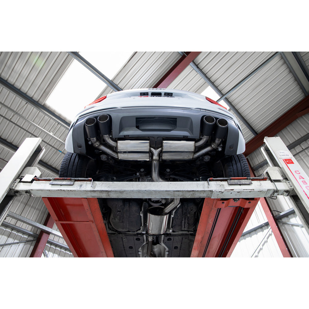 Scorpion Car Exhaust GPF-Back System (Resonated) (Valved) Carbon Fibre Ascari - Audi SQ2 GPF Model 2019 - 2021