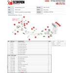 Scorpion Red Power Full System Titanium Exhaust - Kawasaki Ninja ZX-25R 2020 - 2021