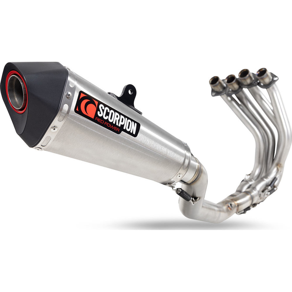 Scorpion Serket Taper Full System Stainless Exhaust For Kawasaki Ninja ZX-25R 2020-2022