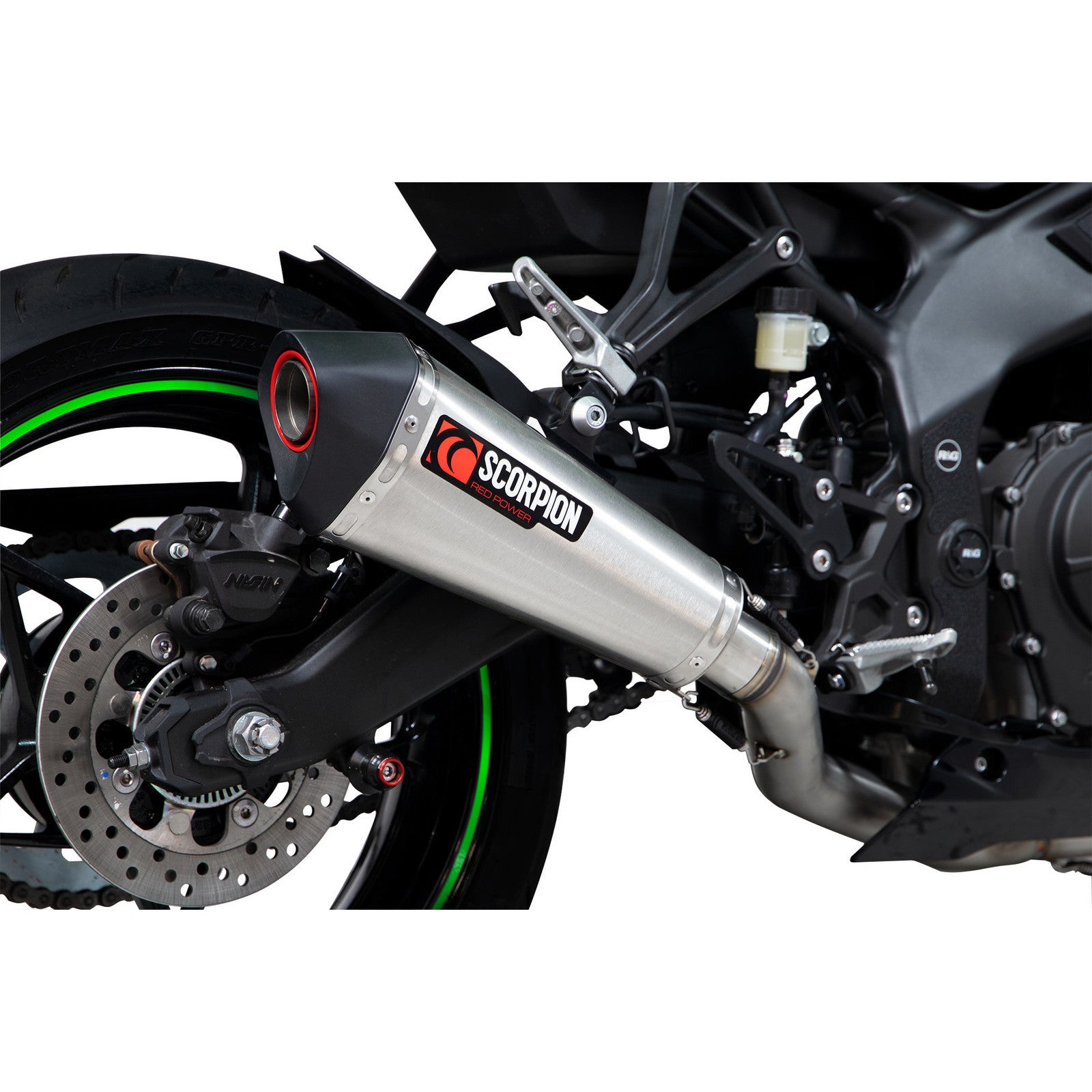 メイ Scorpion Serket Taper Full System Stainless Exhaust For Kawasaki