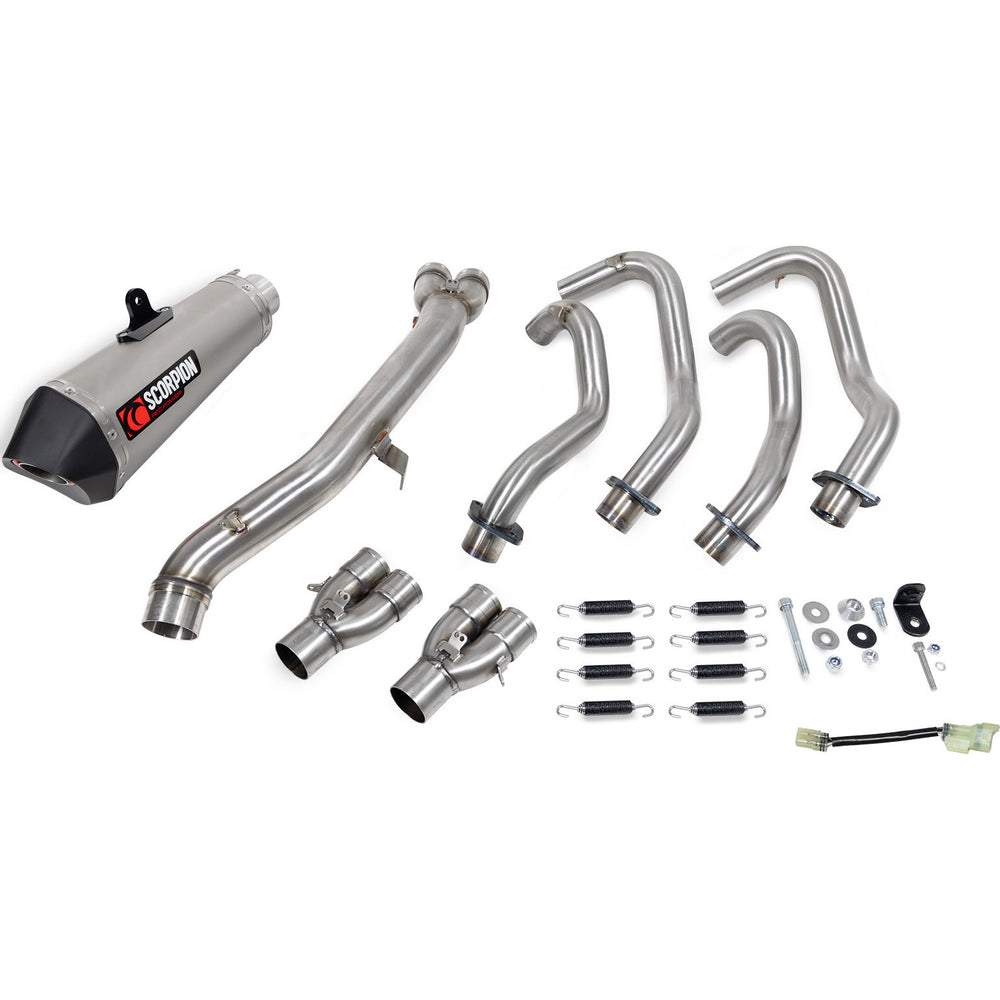 Scorpion Serket Taper Full System Titanium Exhaust For Kawasaki Ninja ZX-25R 2020-2022
