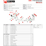 Scorpion Serket Taper Full System Titanium Exhaust For Kawasaki Ninja ZX-25R 2020-2022