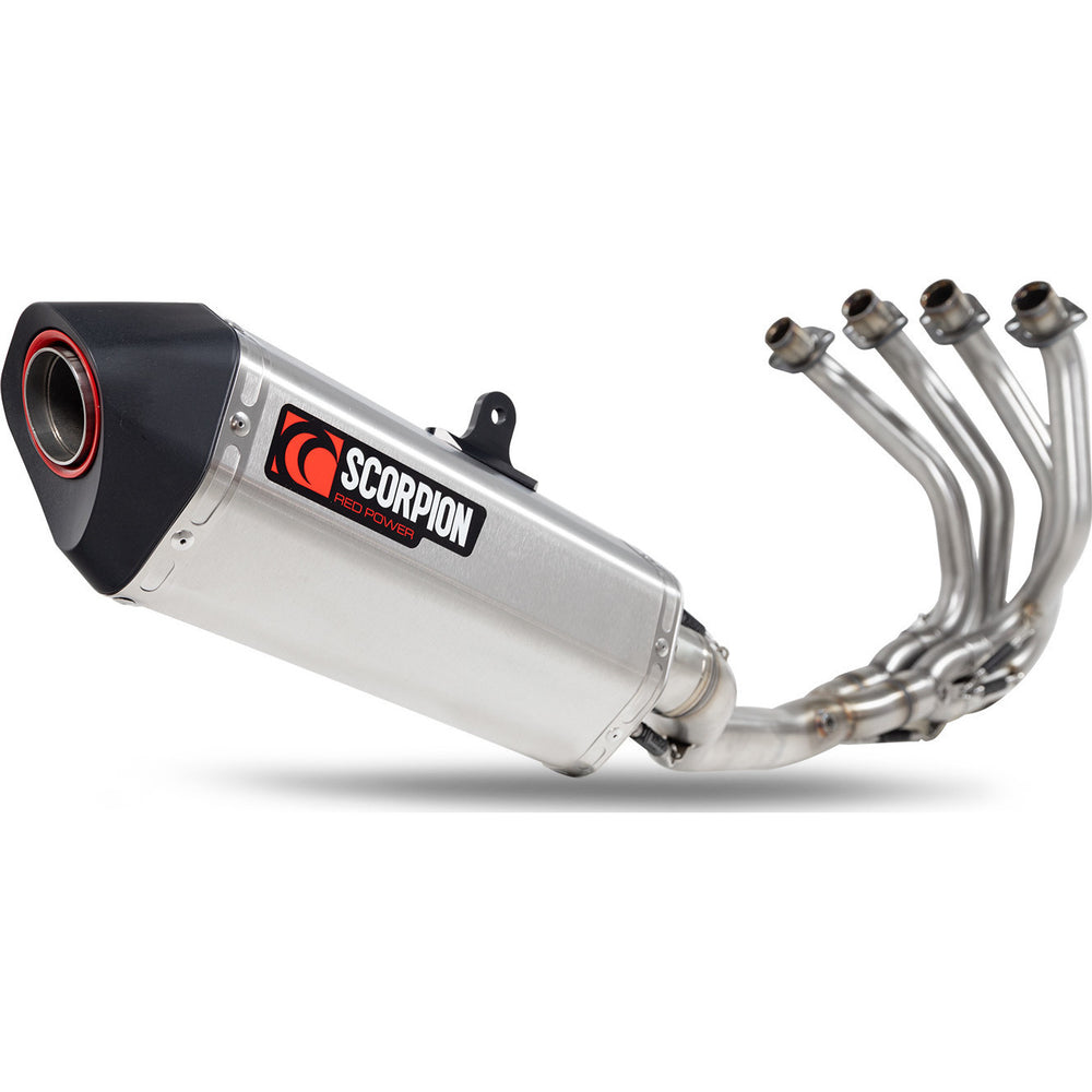 Scorpion Serket Parallel Full System Stainless Exhaust-Kawasaki Ninja ZX-25R 2020-2022