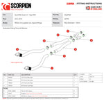 Scorpion Car Exhaust Front Resonator Delete - Audi RS6 C7 4.0 TFSI Biturbo Quattro 2013 - 2018