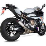 Scorpion Red Power Stainless Steel Slip-On Exhaust For BMW S1000 RR 2019-2024