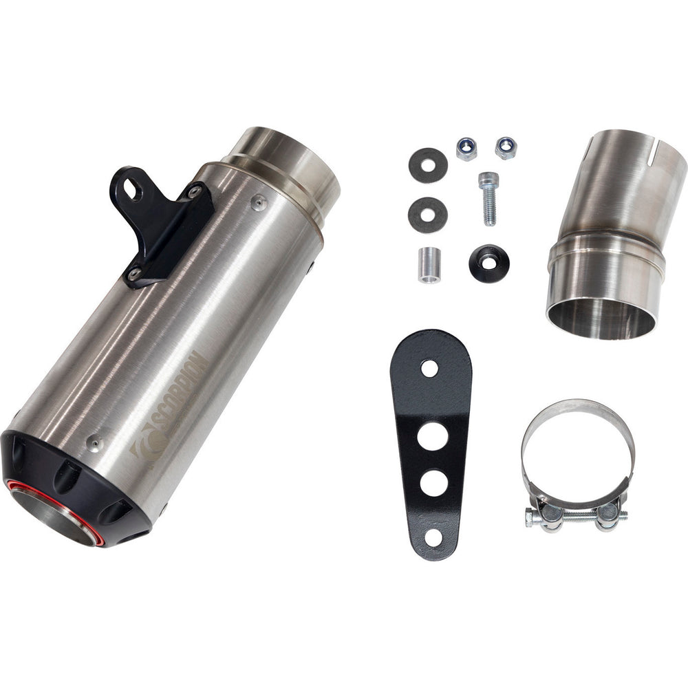 Scorpion Red Power Stainless Steel Slip-On Exhaust For BMW S1000 RR 2019-2024