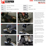 Scorpion Car Exhaust GPF-Back System (Non-Resonated) (E Valves) Carbon Ascari - VW R MK8 GPF Model 2021-2022