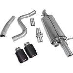 Scorpion Car Exhaust GPF-Back System (Electronic Valve) Carbon Fibre Ascari - Ford Puma ST 2020 - 2021