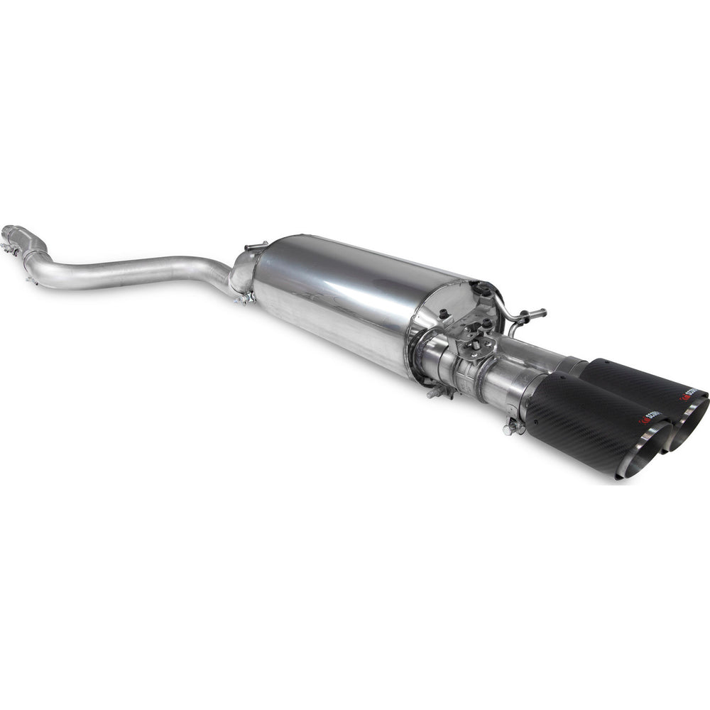 Scorpion Car Exhaust GPF-Back System (Electronic Valve) Carbon Fibre Ascari - Ford Puma ST 2020 - 2021