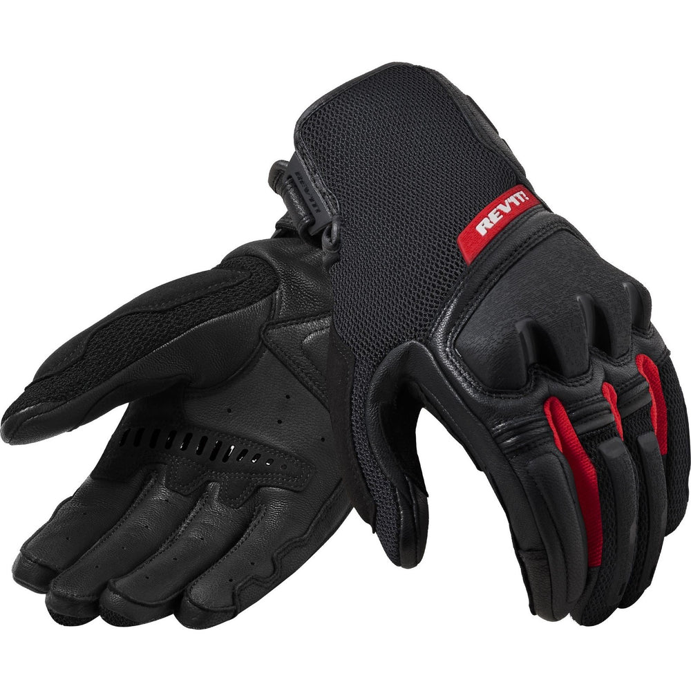 Rev It Duty Motorcycle Gloves S Black Red