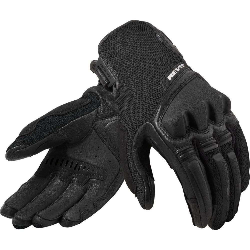 Rev It Duty Ladies Motorcycle Gloves S Black Black